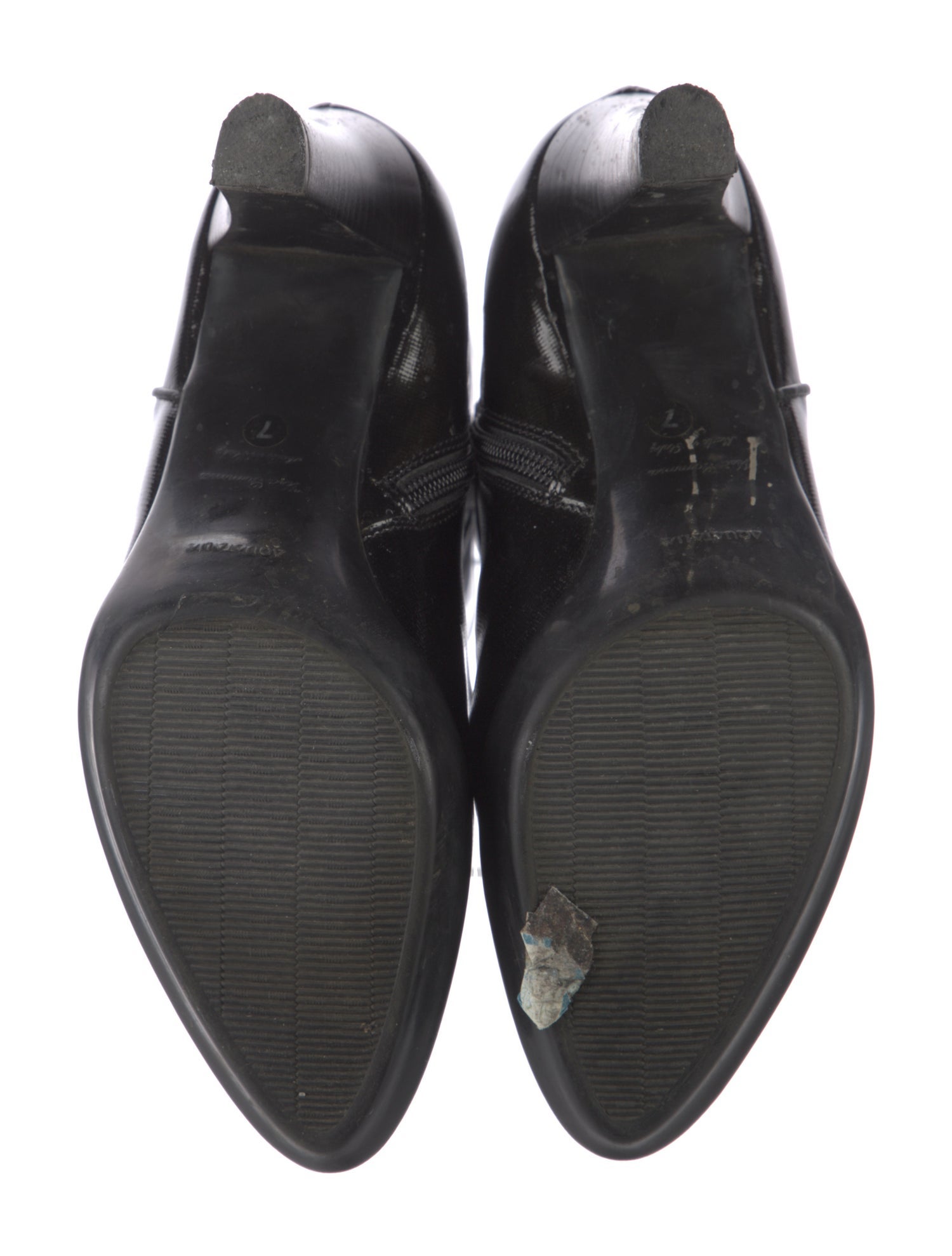 Aquatalia Patent Leather Sock Boots