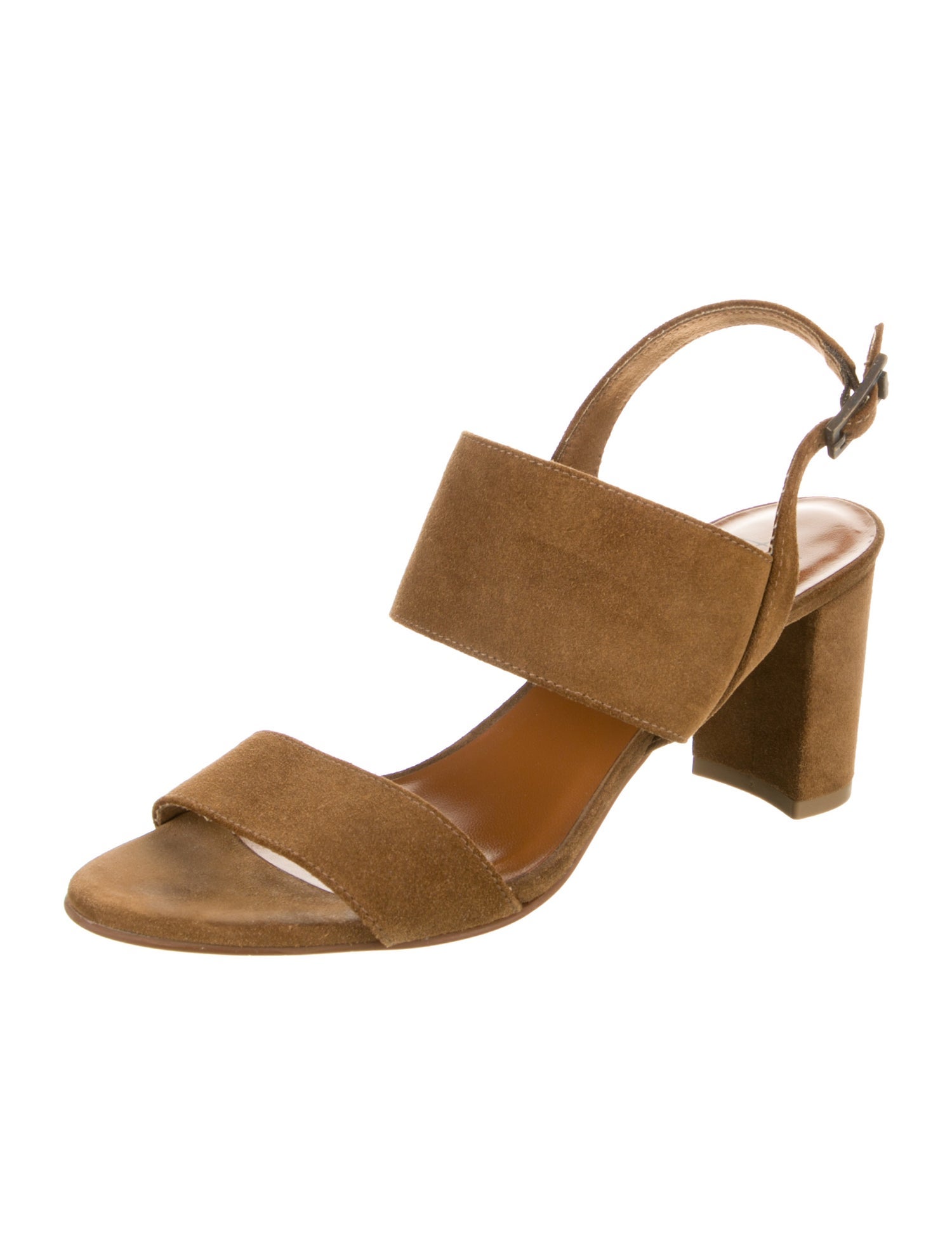 Aquatalia Suede Slingback Sandals