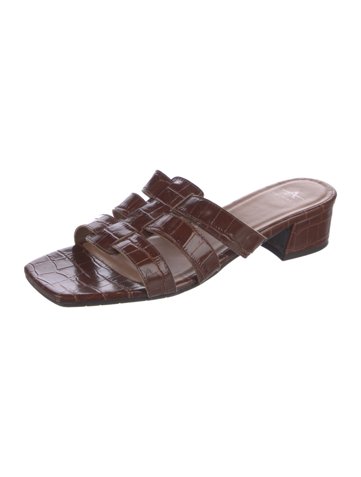 Aquatalia Leather Slides