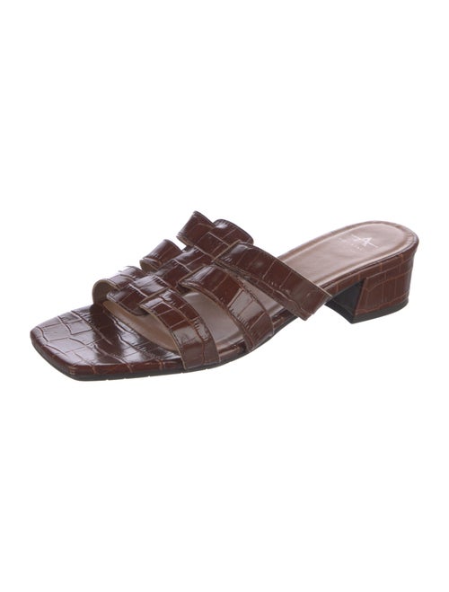 Aquatalia Leather Slides