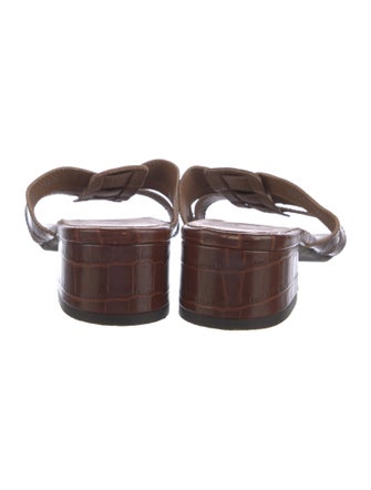 Aquatalia Leather Slides