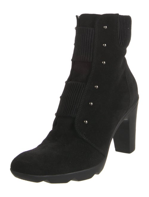 Aquatalia Suede Combat Boots