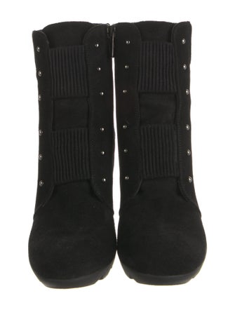 Aquatalia Suede Combat Boots