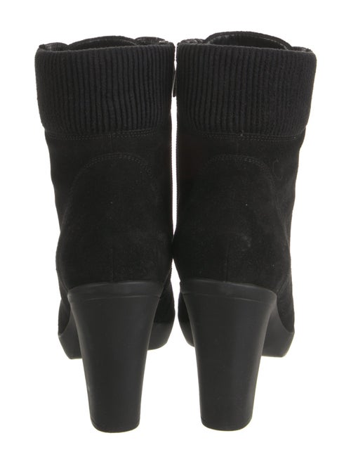 Aquatalia Suede Combat Boots