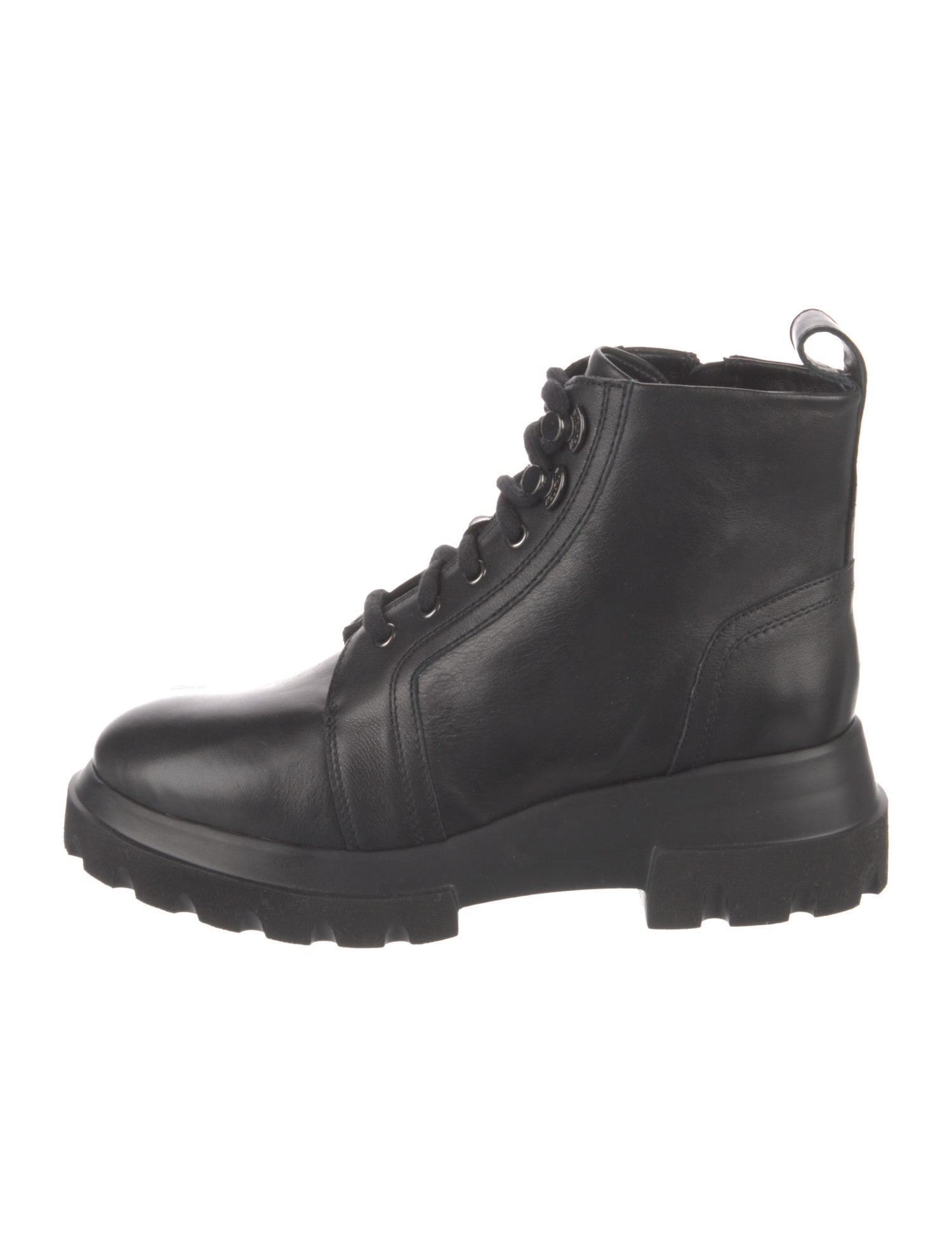 Aquatalia Leather Combat Boots