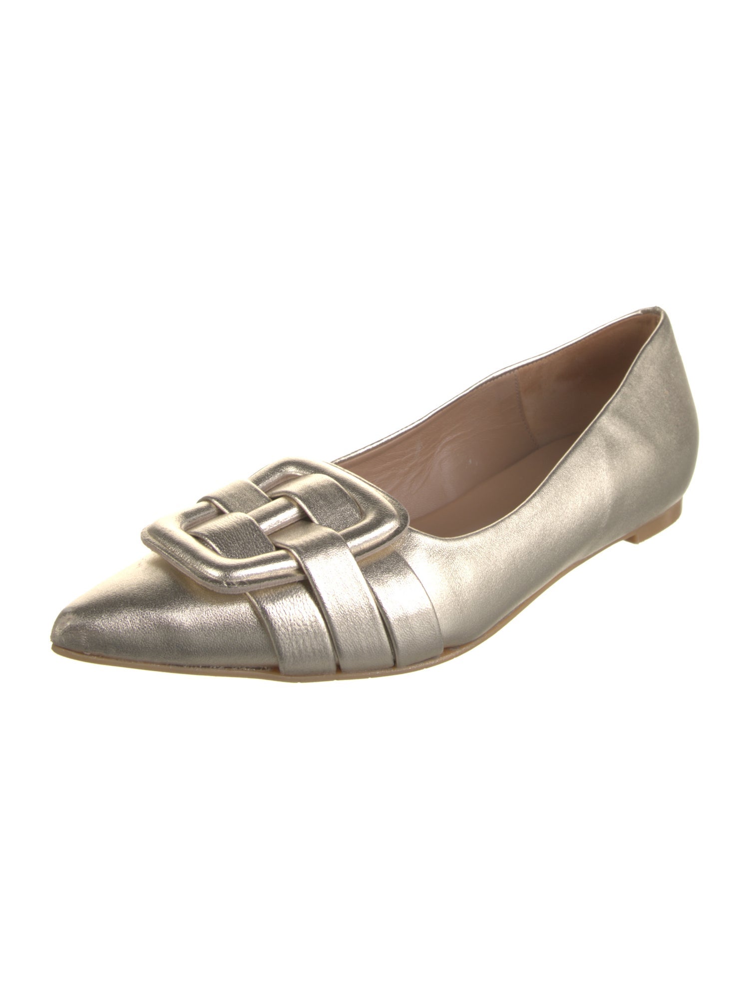 Aquatalia Leather Ballet Flats