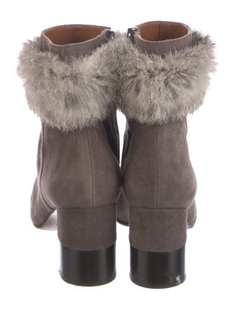 Aquatalia Suede Colorblock Pattern Boots