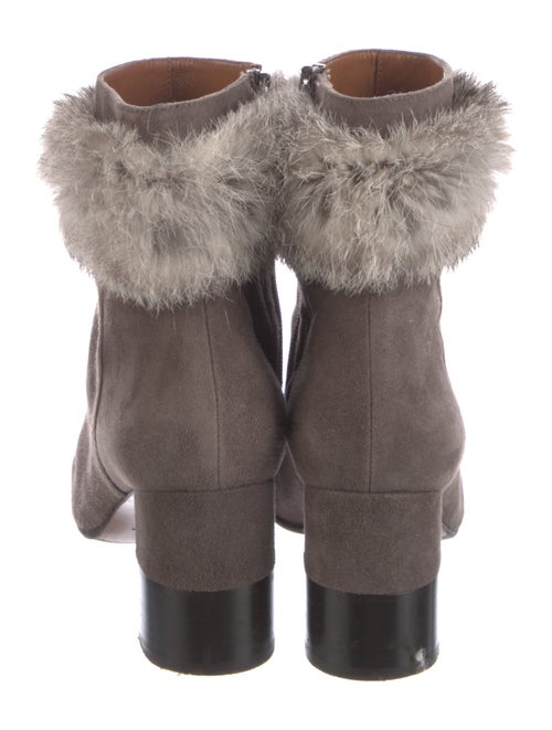 Aquatalia Suede Colorblock Pattern Boots