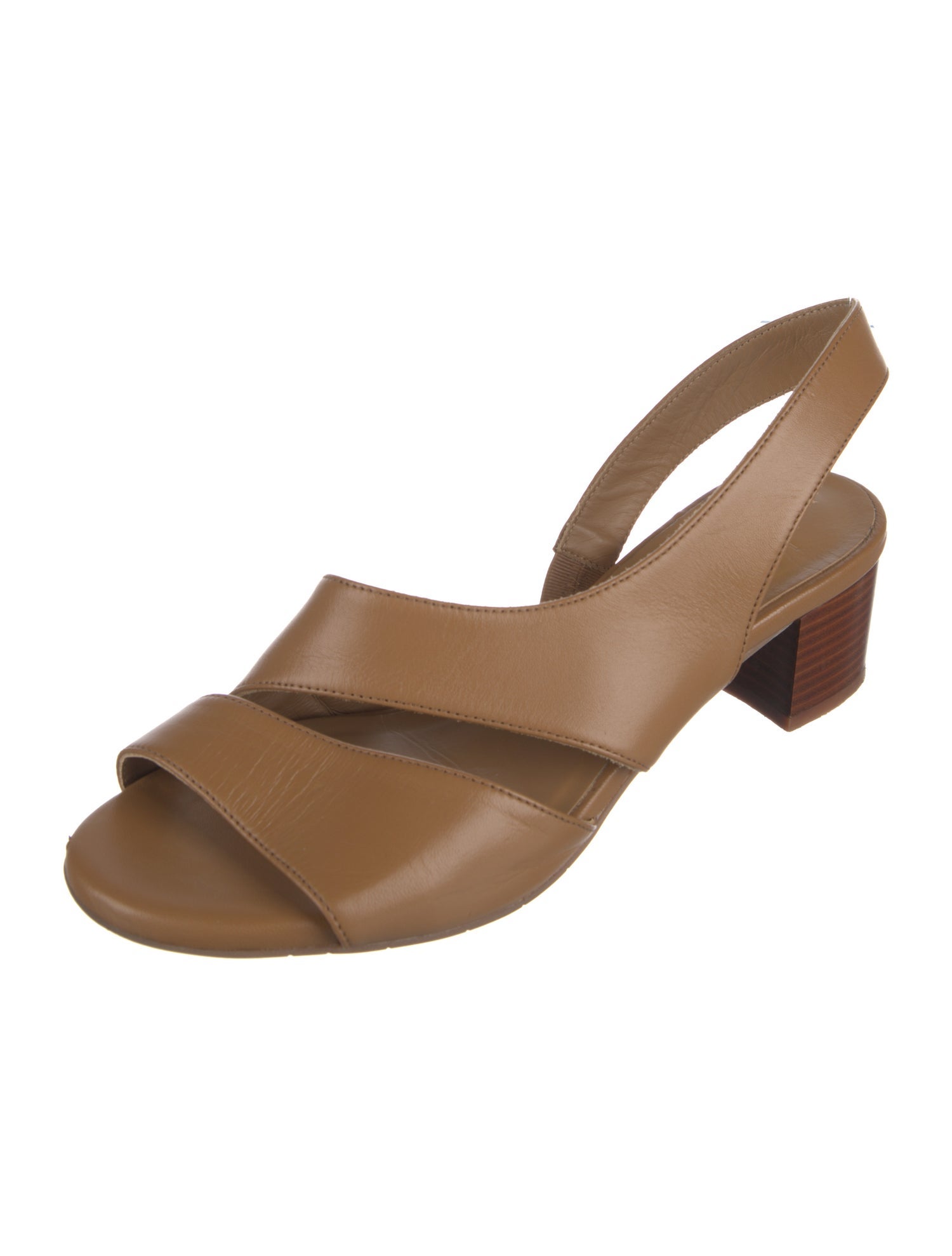 Aquatalia Leather Slingback Sandals