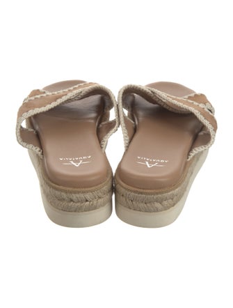 Aquatalia Suede Printed Espadrilles