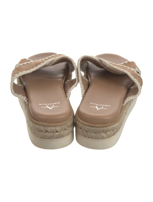 Aquatalia Suede Printed Espadrilles