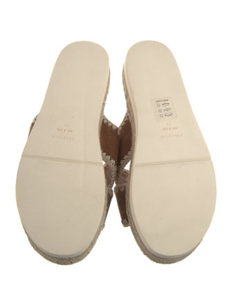 Aquatalia Suede Printed Espadrilles