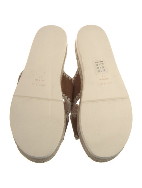 Aquatalia Suede Printed Espadrilles