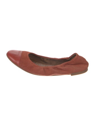 Aquatalia Suede Ballet Flats
