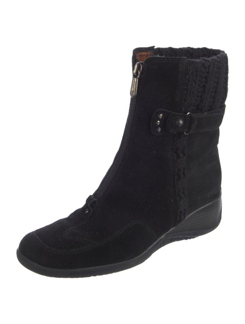 Aquatalia Suede Lace-Up Boots