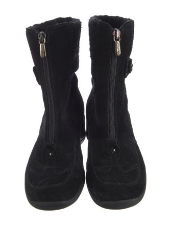 Aquatalia Suede Lace-Up Boots
