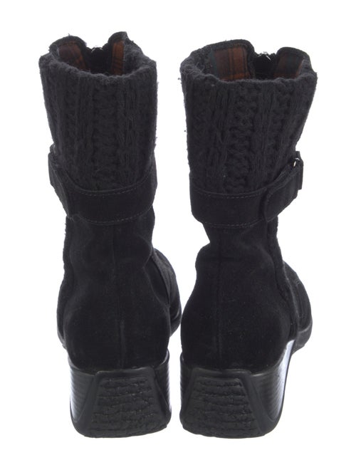 Aquatalia Suede Lace-Up Boots