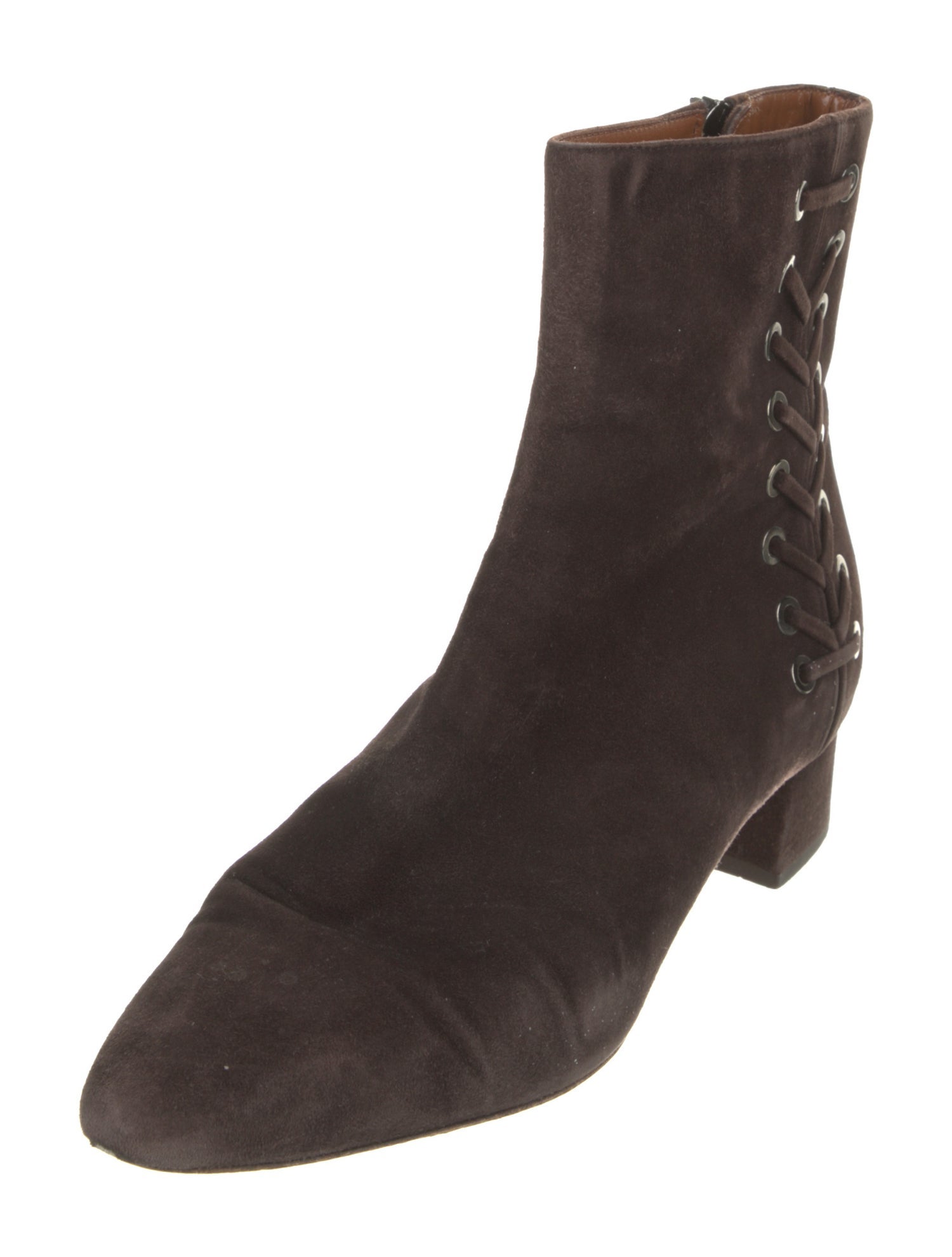 Aquatalia Suede Lace-Up Boots