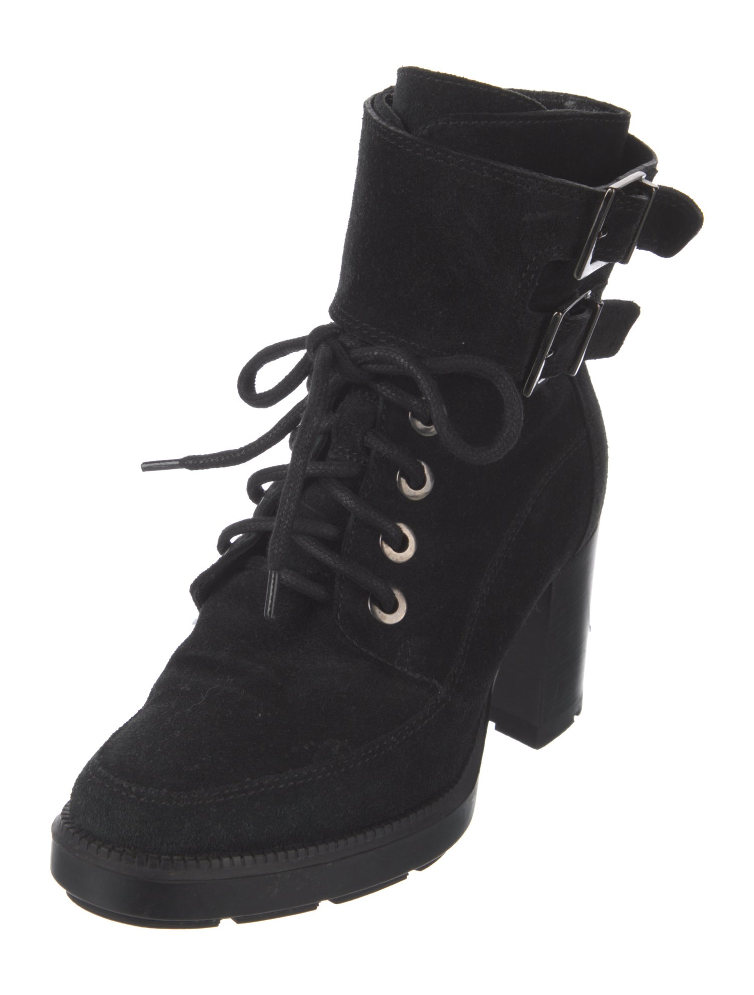 Aquatalia Suede Lace-Up Boots