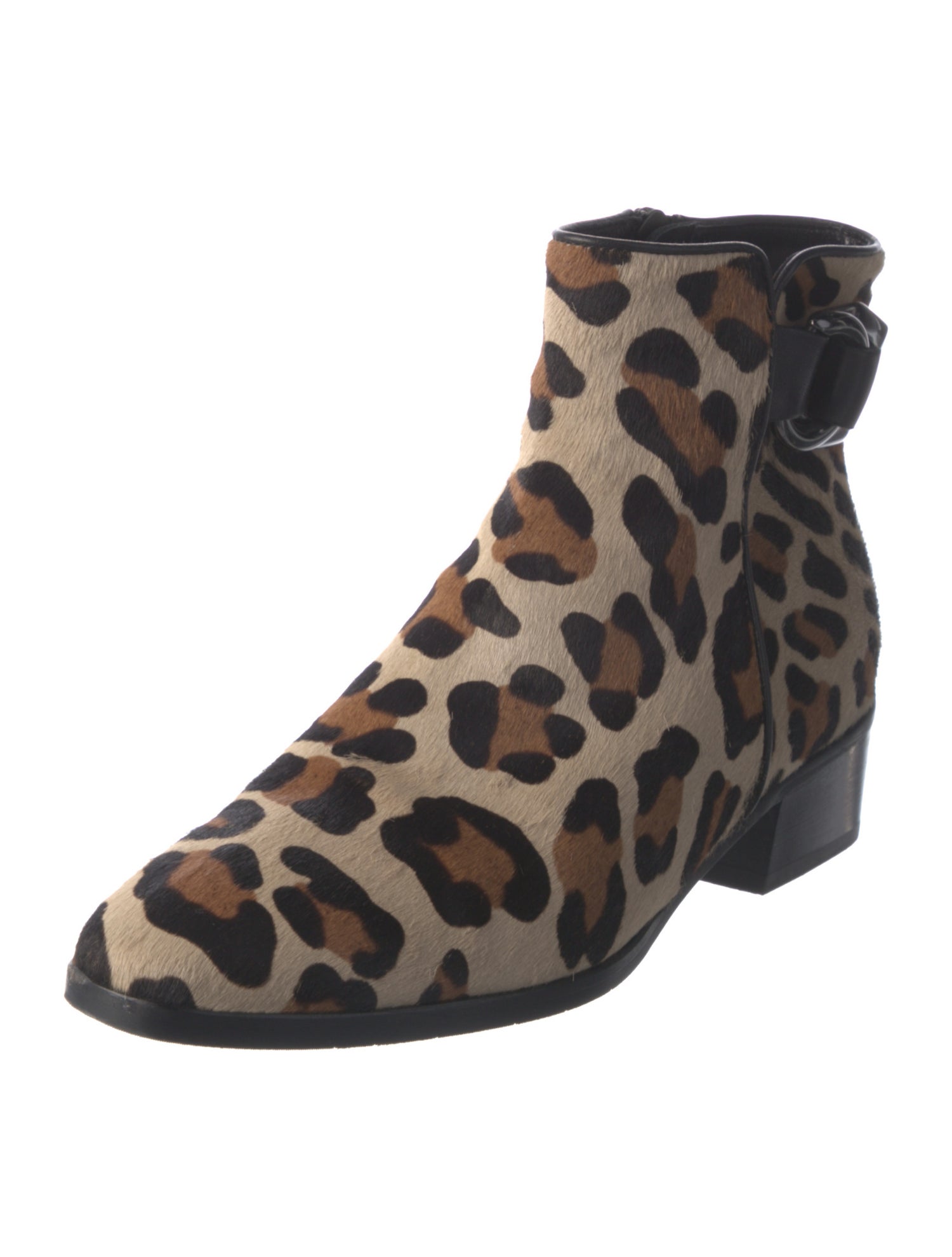 Aquatalia Ponyhair Animal Print Chelsea Boots