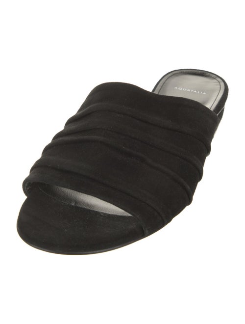 Aquatalia Suede Slides