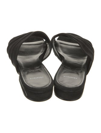 Aquatalia Suede Slides