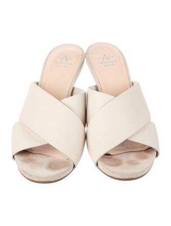 Aquatalia Leather Slides