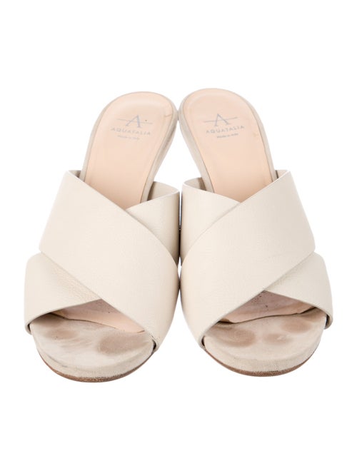 Aquatalia Leather Slides