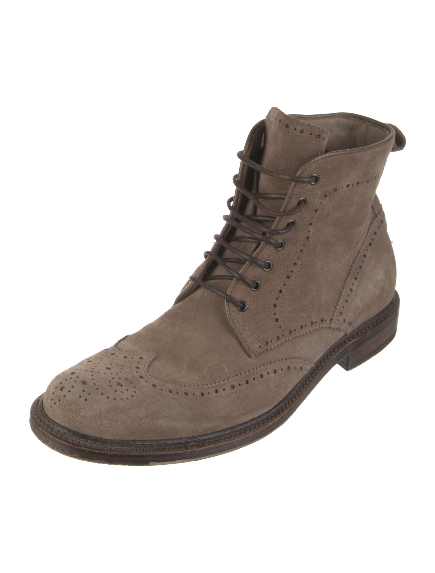 Aquatalia Suede Lace-Up Boots