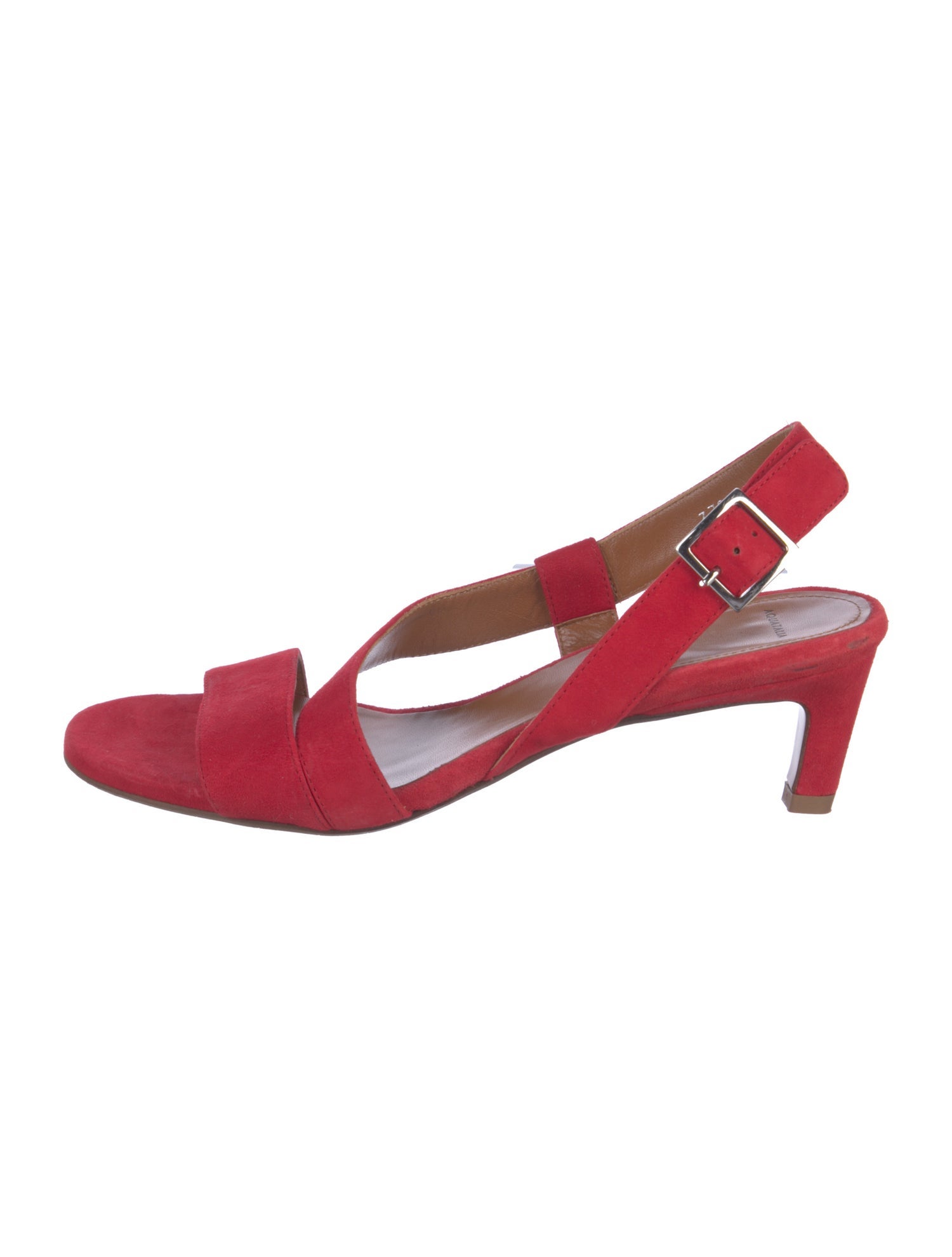 Aquatalia Suede Slingback Sandals