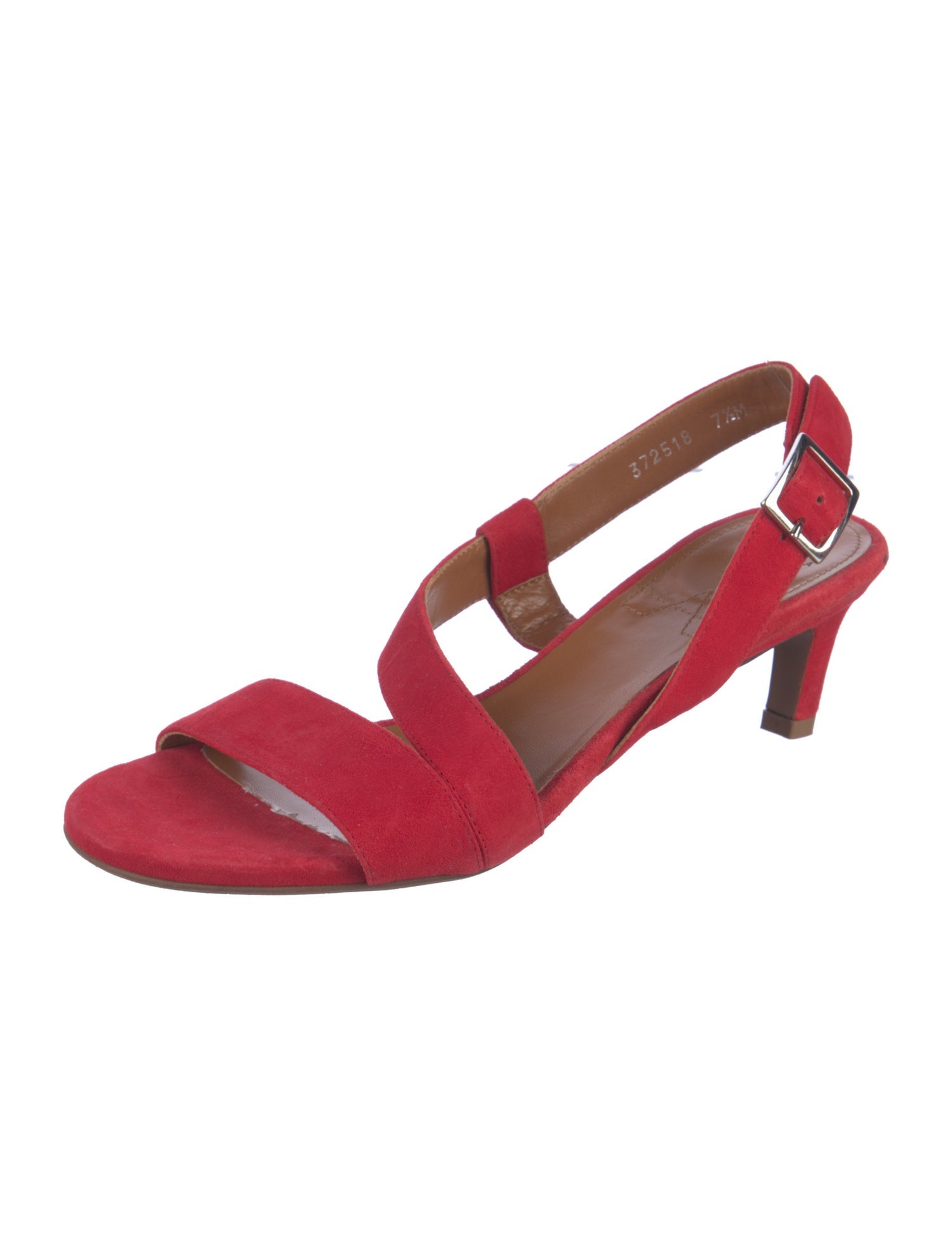 Aquatalia Suede Slingback Sandals