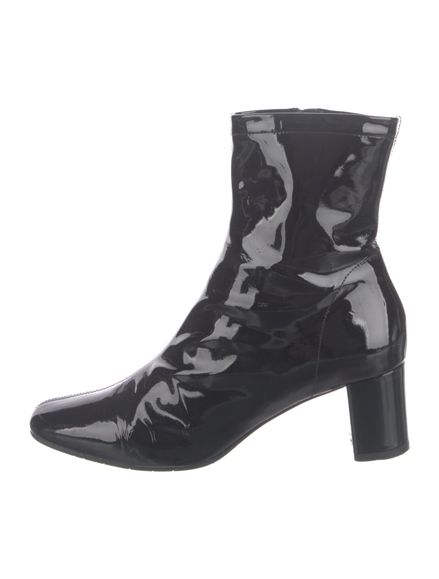 Aquatalia Patent Leather Sock Boots