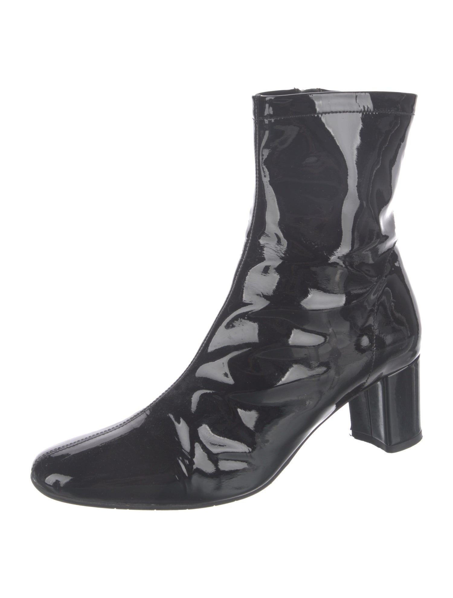 Aquatalia Patent Leather Sock Boots