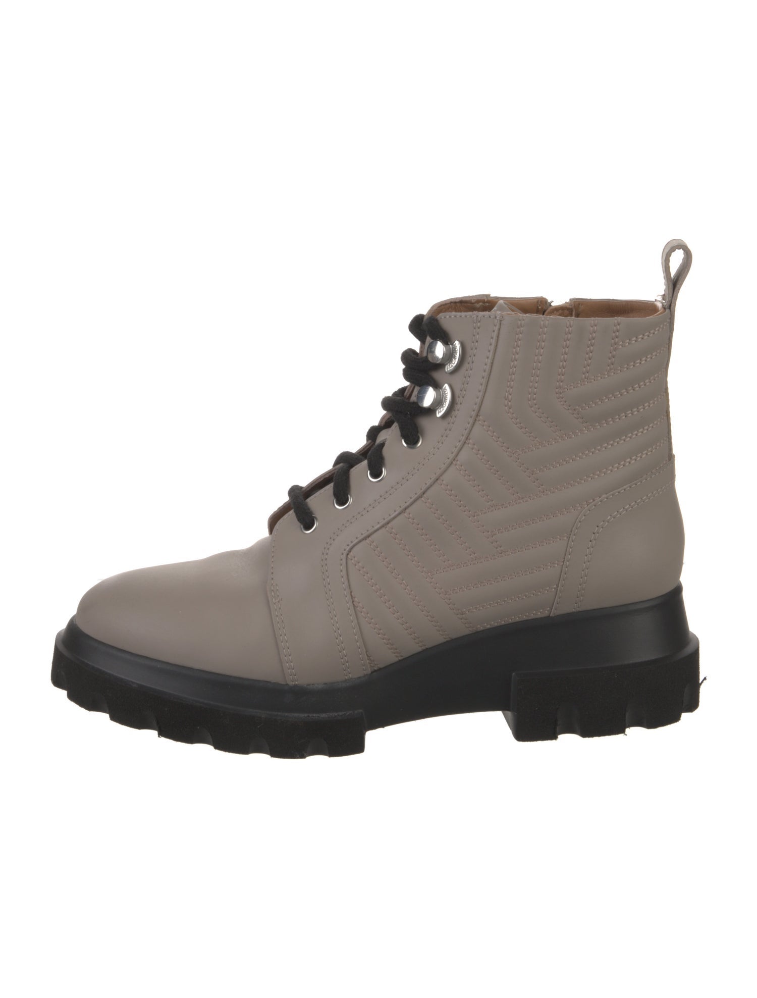 Aquatalia Leather Combat Boots