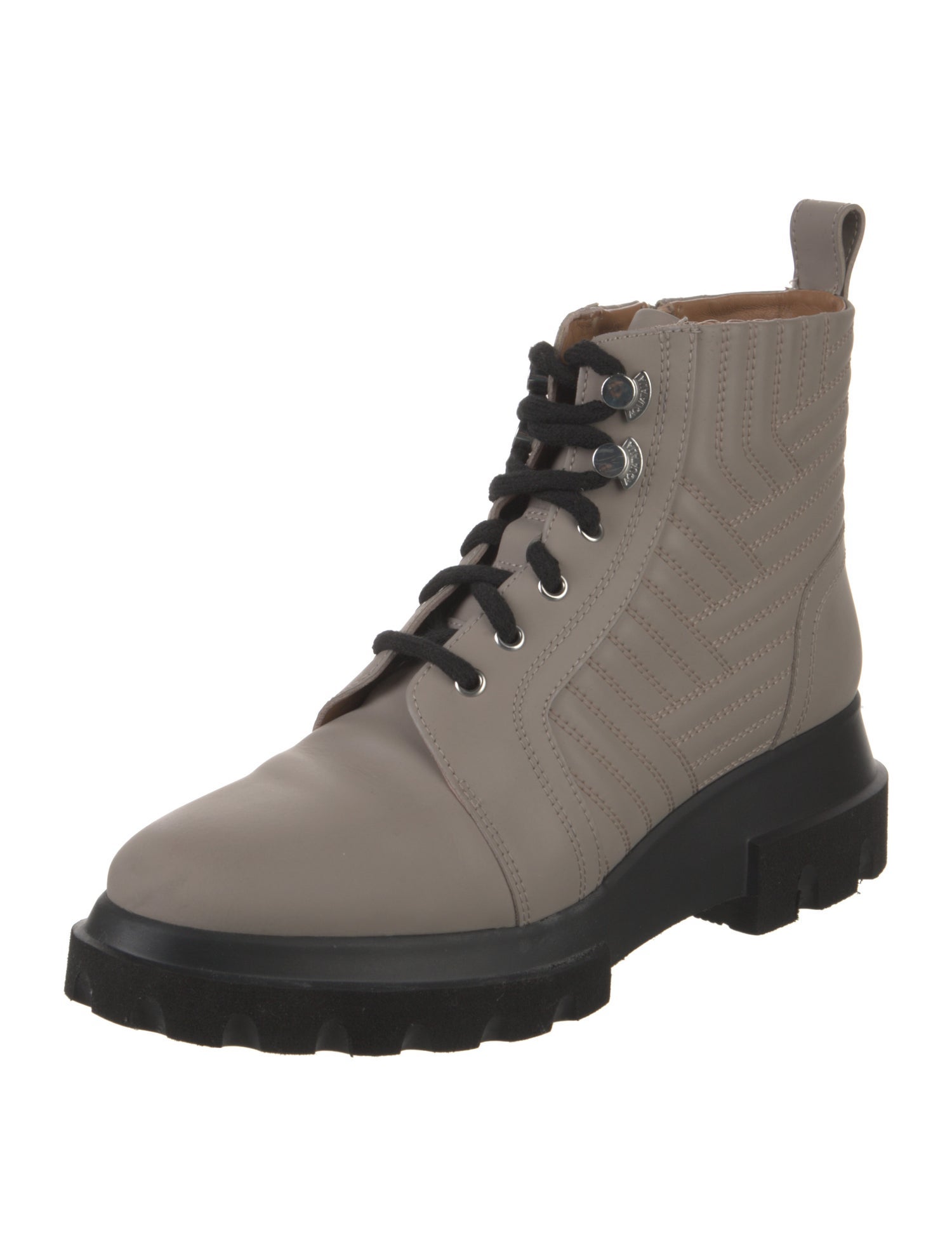 Aquatalia Leather Combat Boots