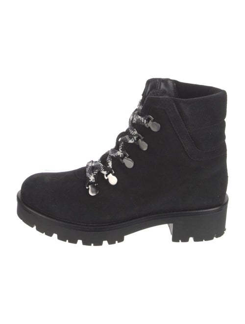 Aquatalia Suede Combat Boots
