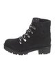 Aquatalia Suede Combat Boots