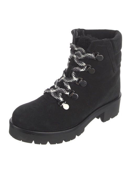 Aquatalia Suede Combat Boots