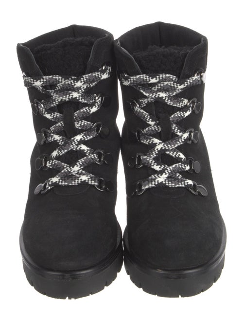 Aquatalia Suede Combat Boots