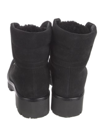 Aquatalia Suede Combat Boots