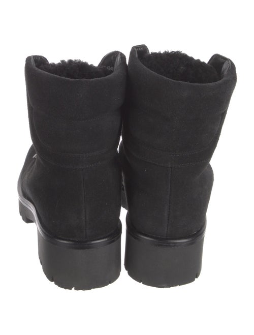 Aquatalia Suede Combat Boots