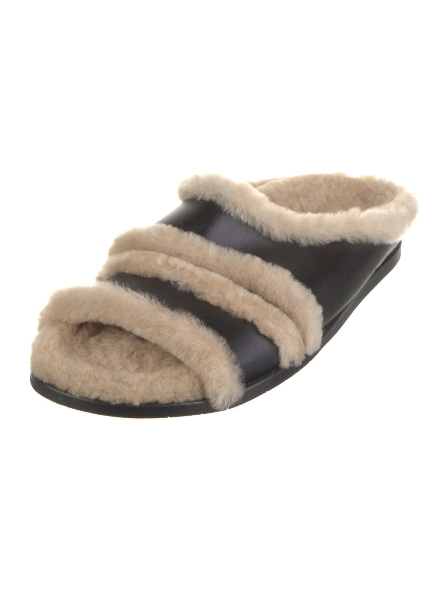 Aquatalia Leather Printed Mules