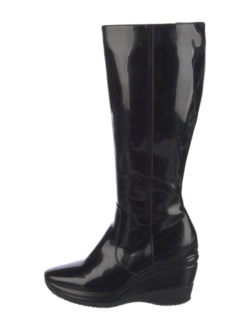 Aquatalia Patent Leather Rain Boots