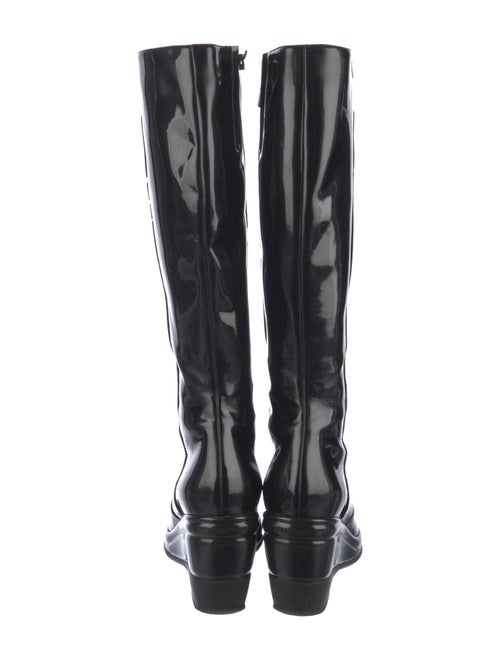 Aquatalia Patent Leather Rain Boots