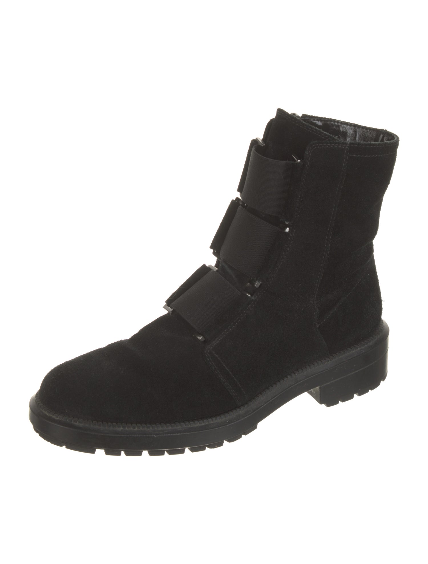 Aquatalia Suede Combat Boots