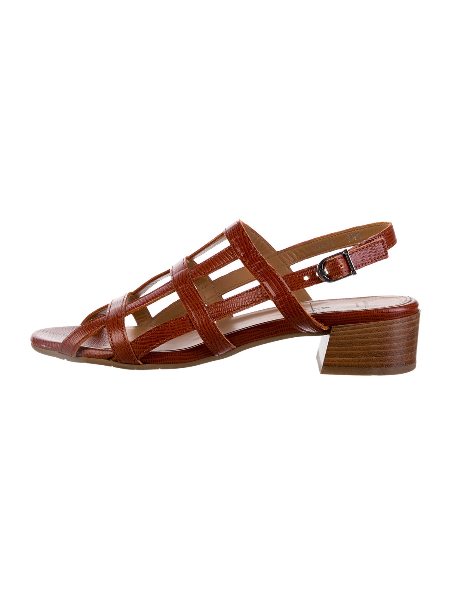 Aquatalia Leather Gladiator Sandals