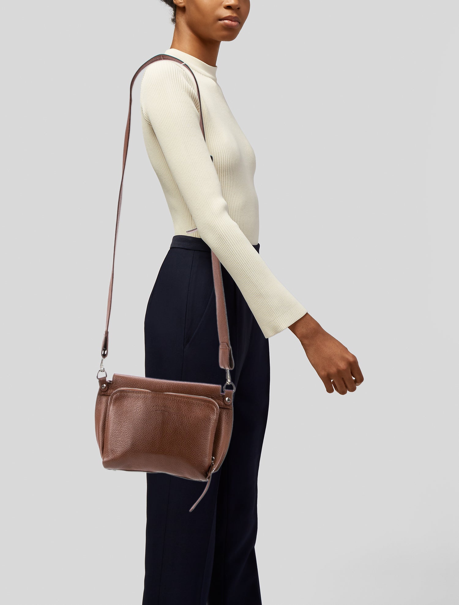 Aquatalia Leather Crossbody Bag