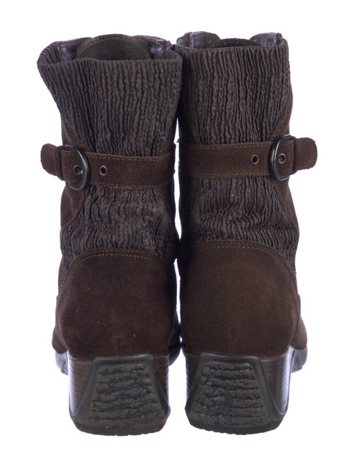 Aquatalia Suede Combat Boots