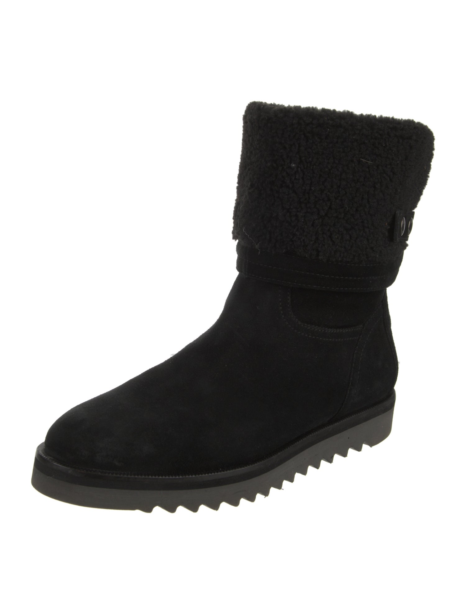 Aquatalia Suede Combat Boots