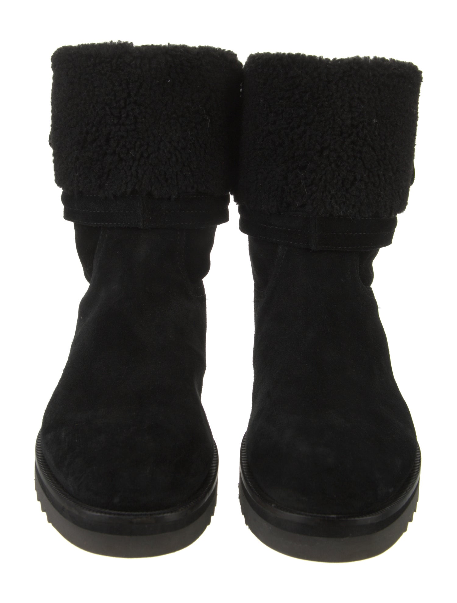 Aquatalia Suede Combat Boots